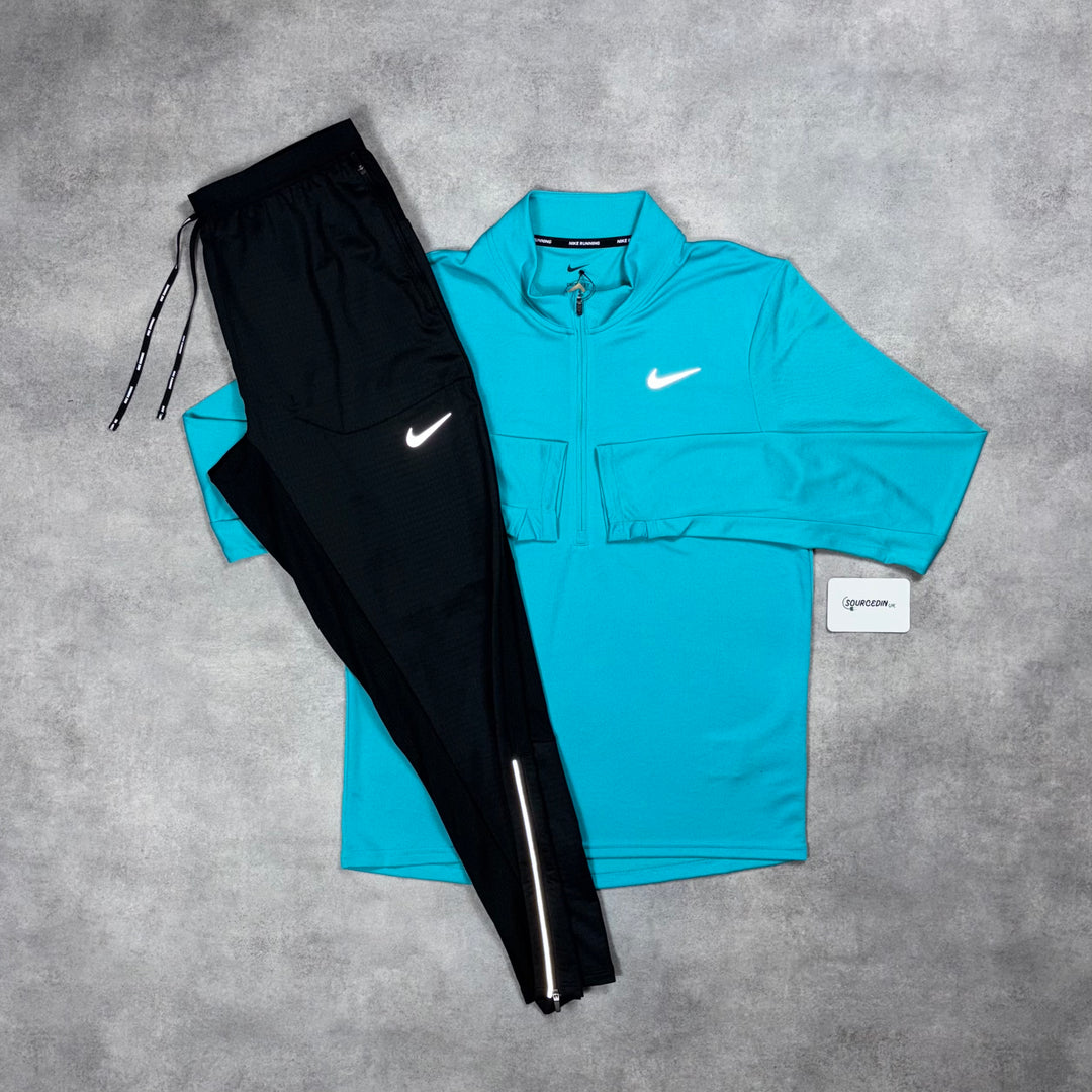 Nike Pacer 1/4 Zip Dusty Cactus & Black Phenom Bottoms