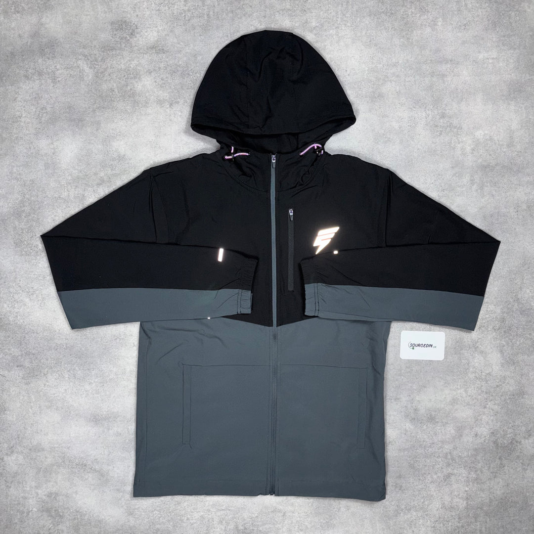 Elude Track Jacket Coal/Black