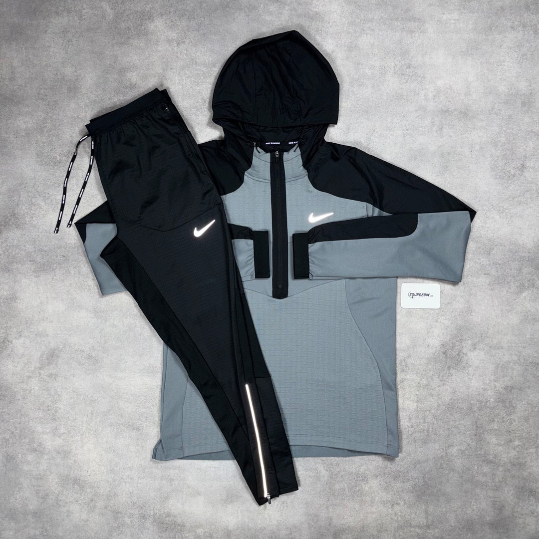 Nike Sphere Jacket Iron Grey & Black Phenom Bottoms Set