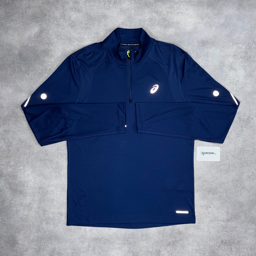 Asics Road 1/4 Zip Navy