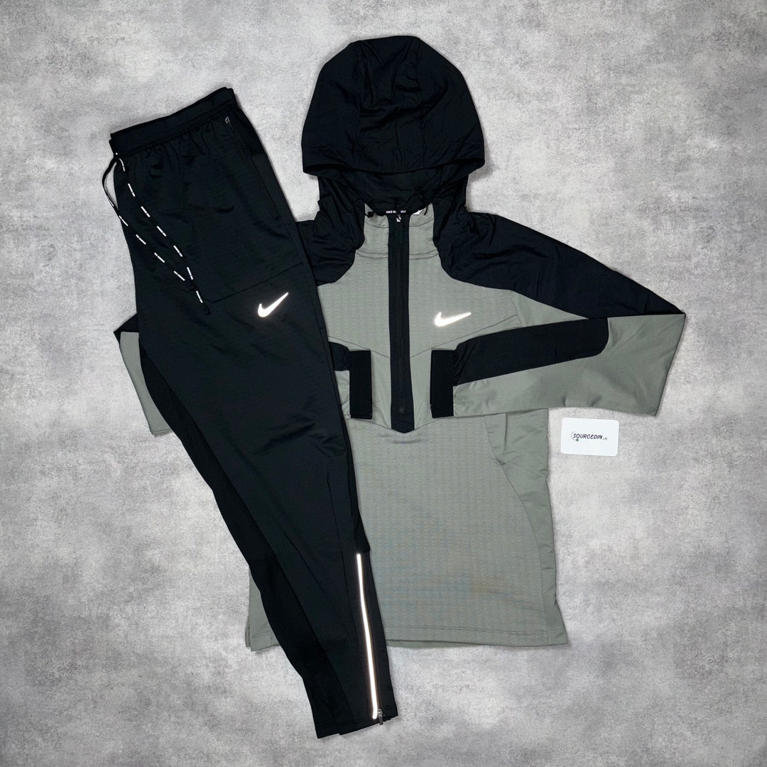 Nike Sphere Jacket Jade Green & Black Phenom Bottoms Set