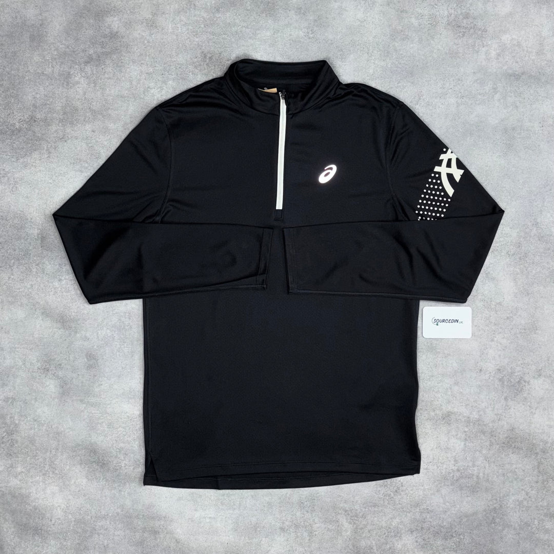 Asics Icon 1/4 Zip Black
