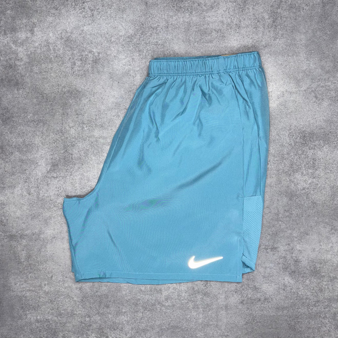 Nike Challenger Shorts 5” Denim Turquoise