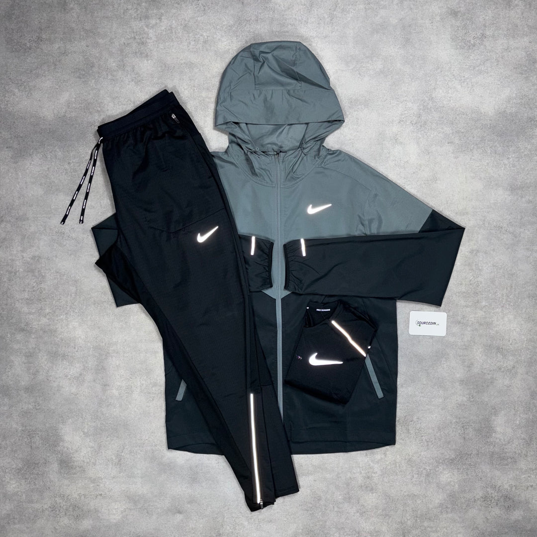 Nike Uv Windrunner Jacket 3-Piece Phenom Pants Set Coal