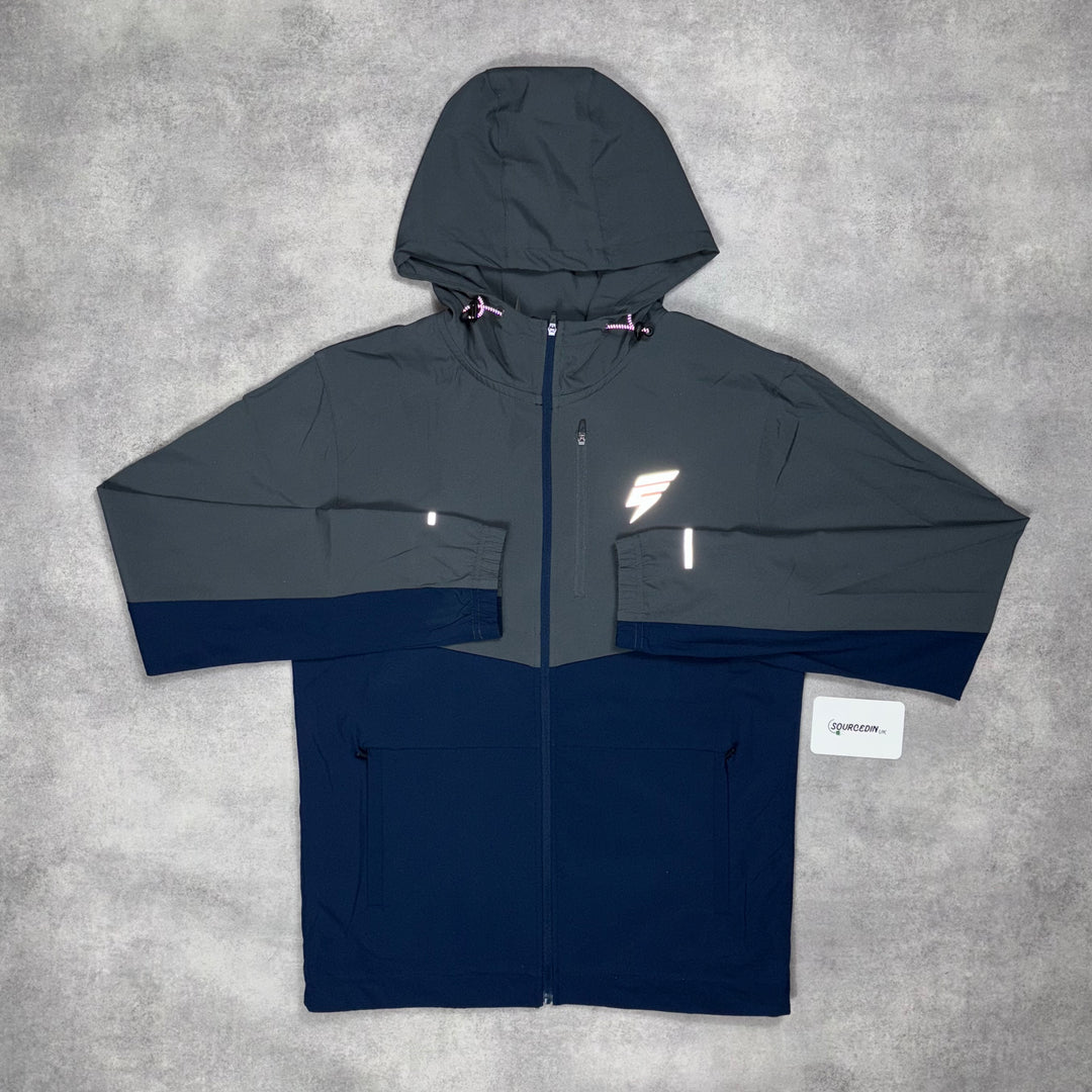 Elude Track Jacket Navy/Coal
