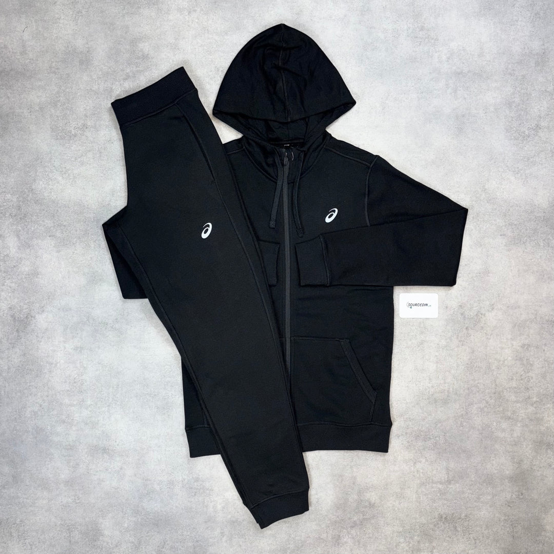 Asics Club Fleece Tracksuit Black
