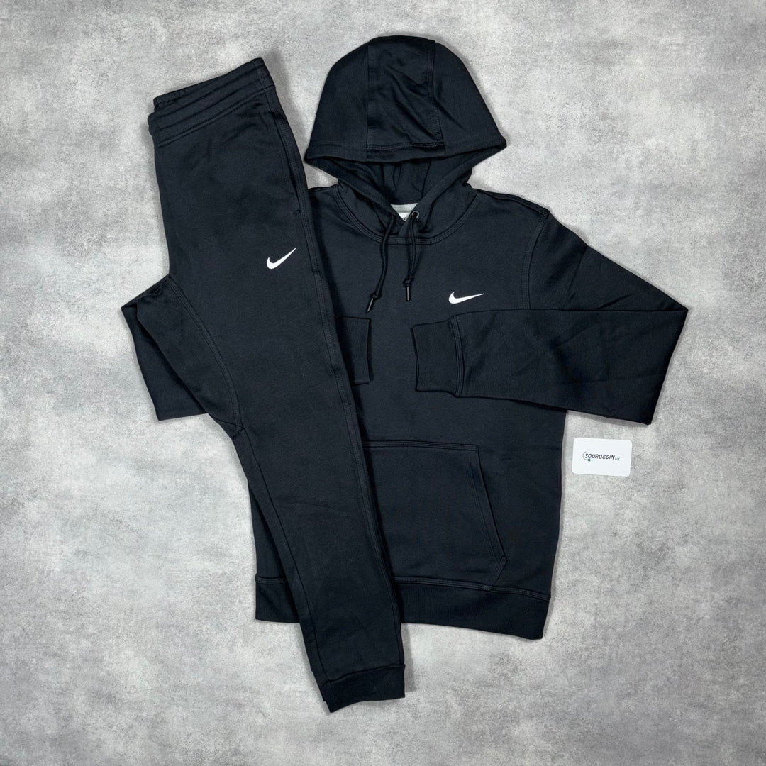Nike Club Fleece Tracksuit Black