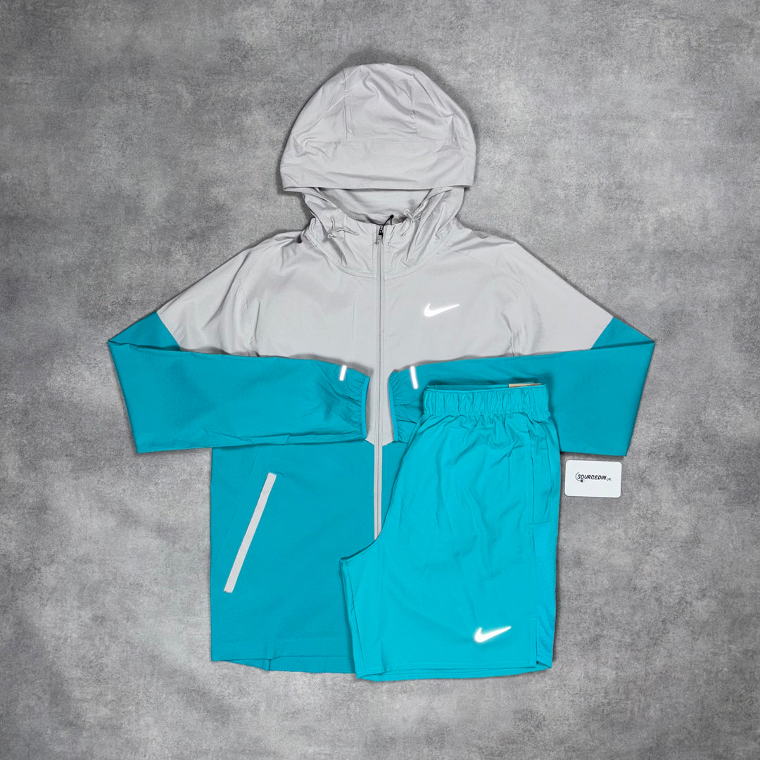 Nike Uv Windrunner Jacket & 7” Challenger Short Set Dusty Cactus