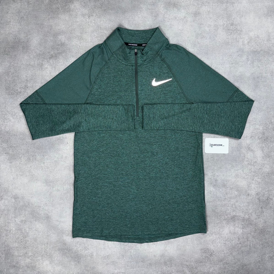 Nike Element 2.0 1/4 Zip Vintage Green