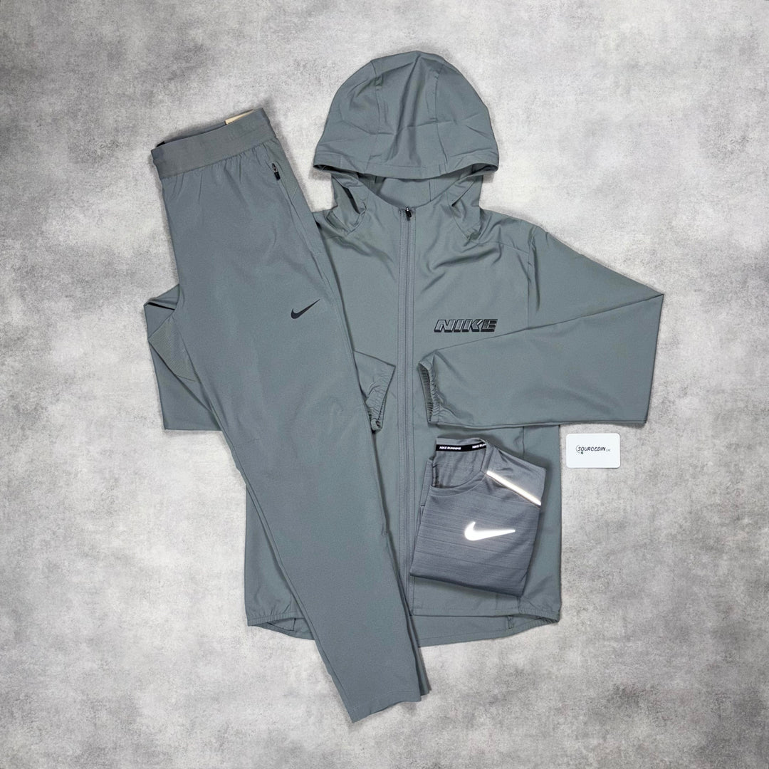 Nike Repel Form Windrunner Jacket 3-Piece Pants Set Grey