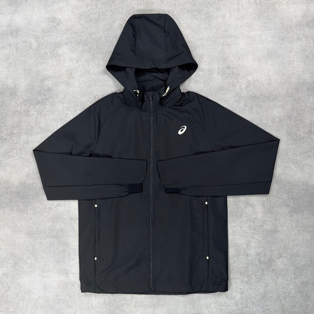 Asics Back Vent Windrunner Jacket Asics Kayano 14 Set Black / Black Cream