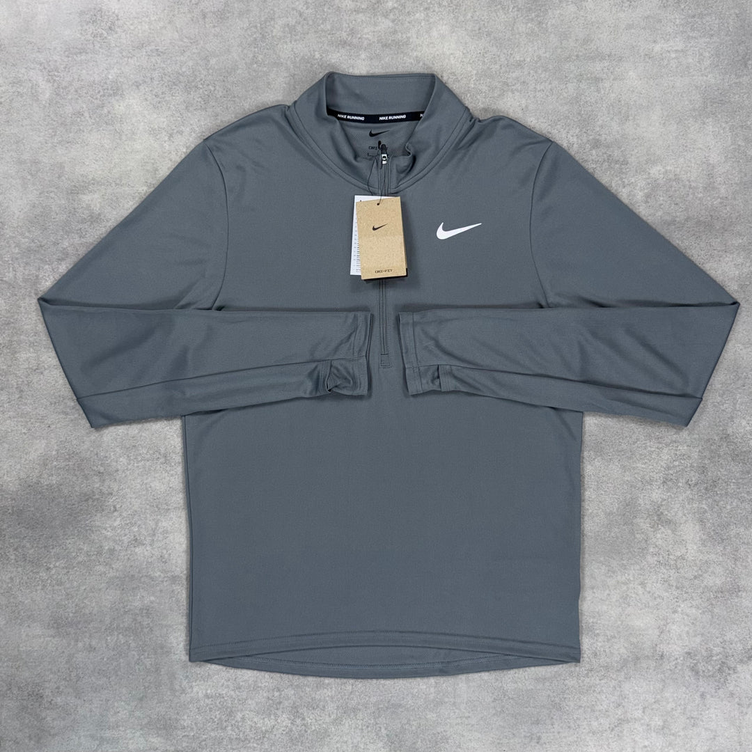 Nike Pacer 1/4 Zip Grey & Flex Short Set Grey
