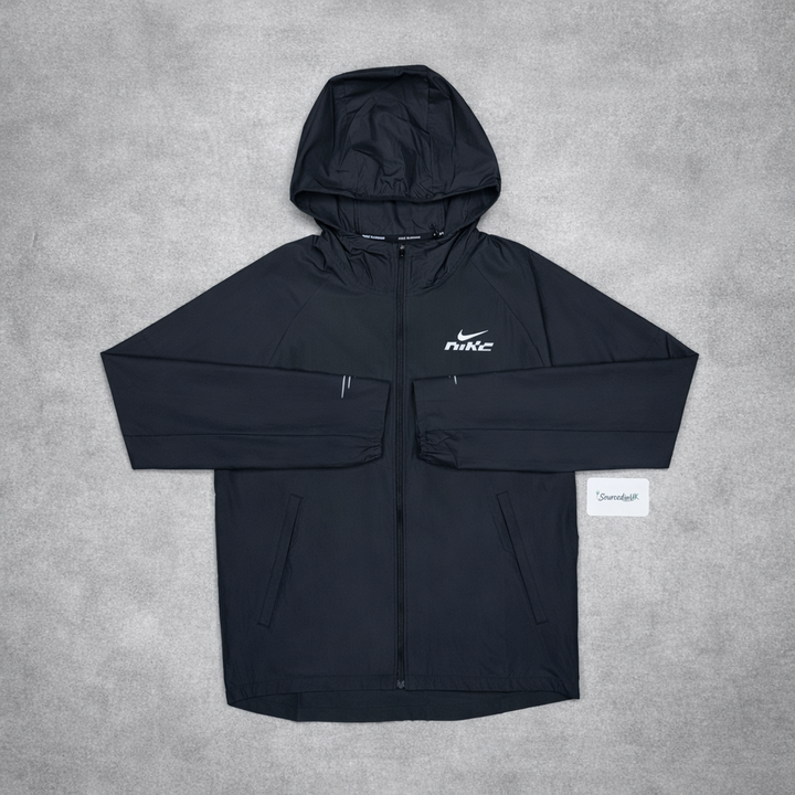 Nike Swoosh Windrunner Jacket 3-Piece Challenger Bottom Set Black