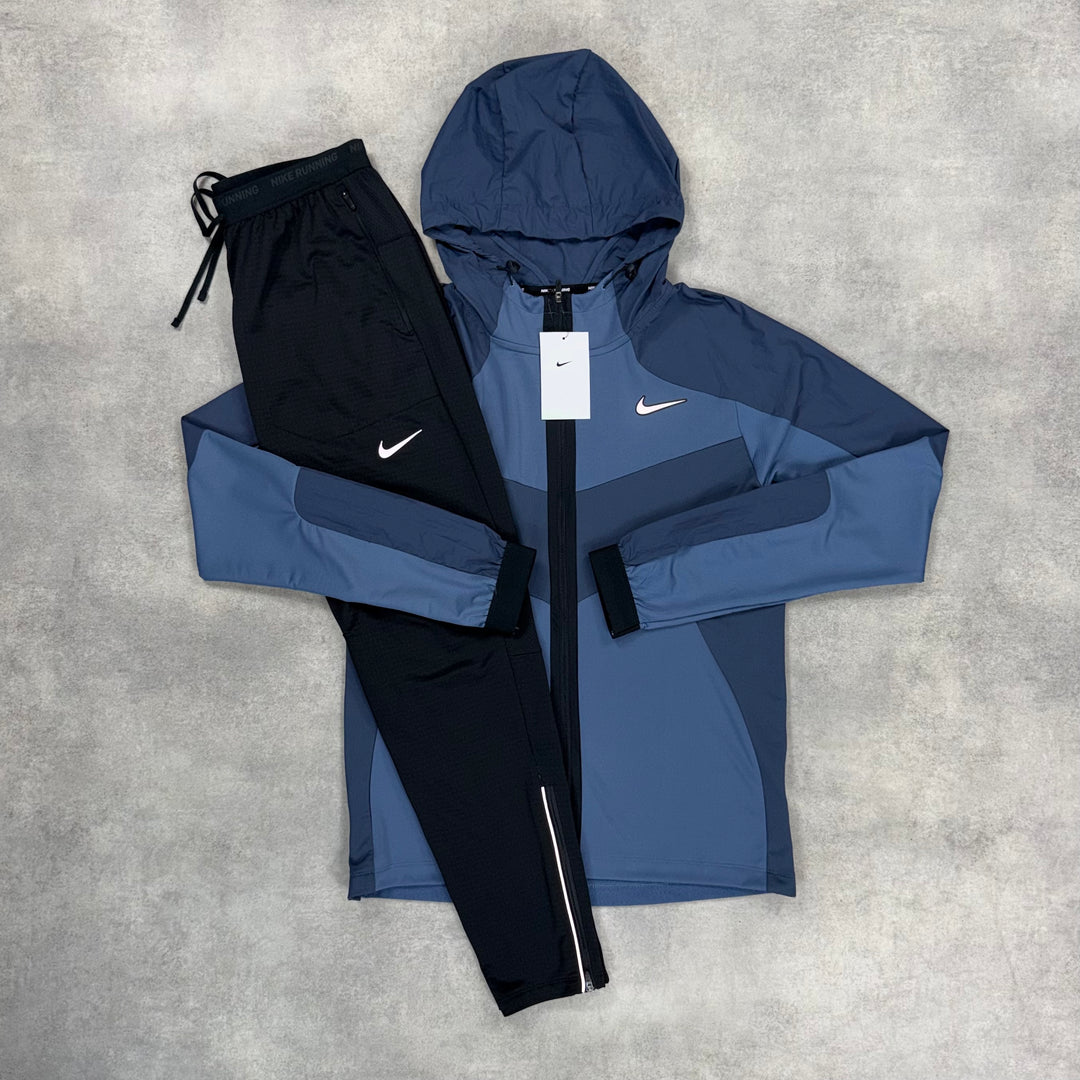 Nike Sphere Performance Jacket Diffused Blue & Black Phenom Bottom Set