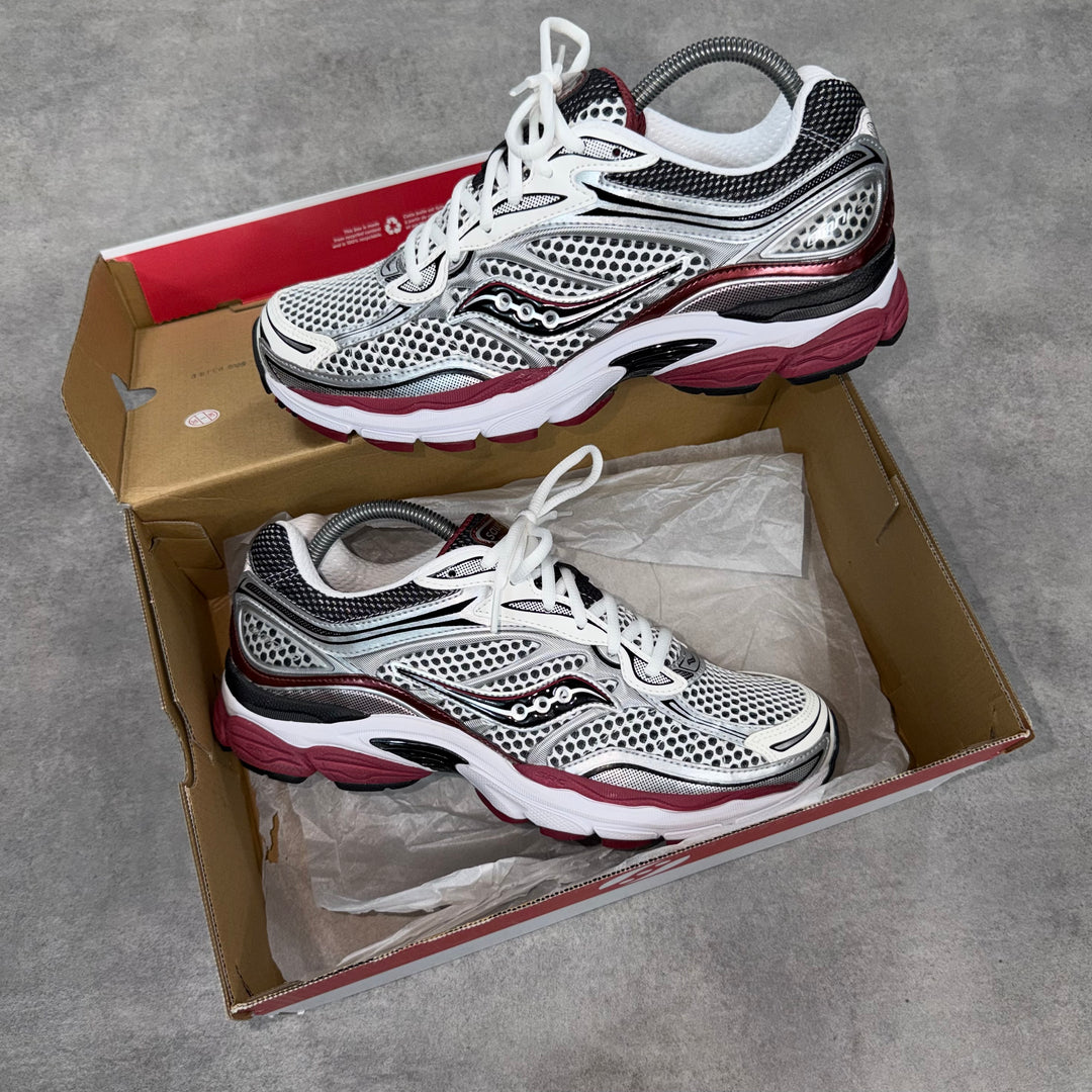 Saucony Pro Grid Omni 9 Silver Burgundy