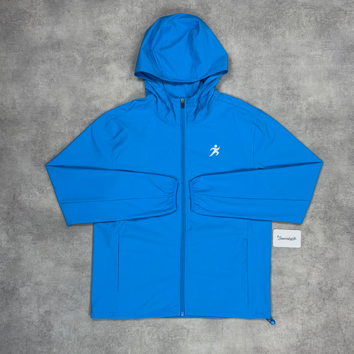 Trivo Core Windrunner Jacket 7” Two Tone Shorts Set Azure Blue