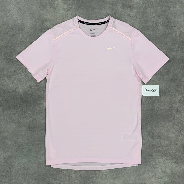 Nike Miler T-Shirt Pink Foam & Pink Foam 7” Challenger Short Set