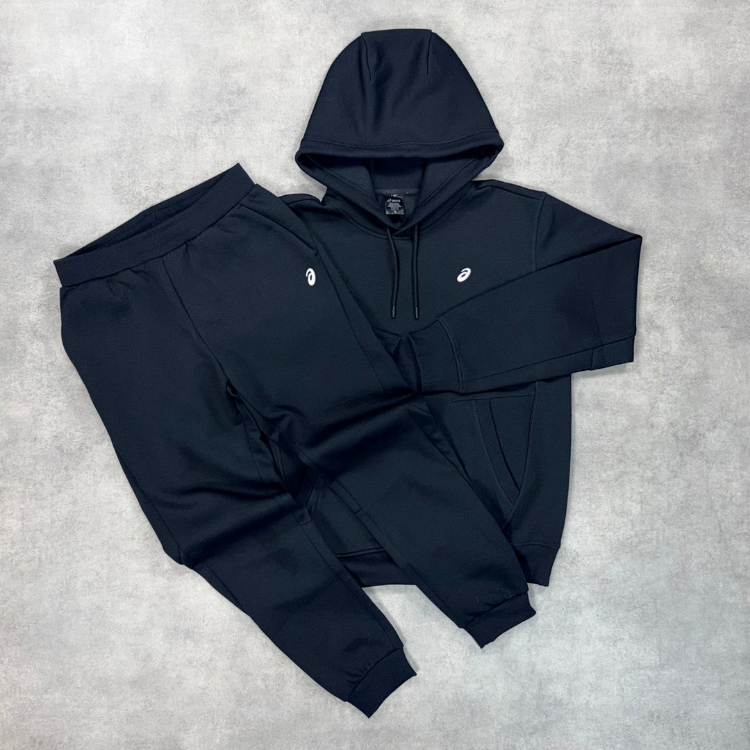 Asics Embroidery Fleece Pullover Jumper Nike Metcon 6 Set Black