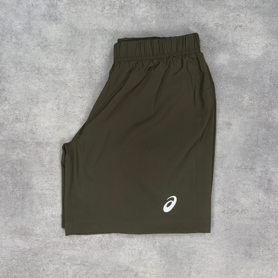 Asics Core Challenger Shorts 7” Brown