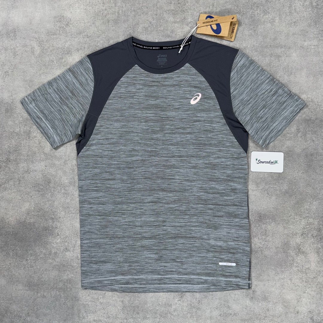 Asics Road T-Shirt Progrid Omni 9 Set Grey Silver / Grey