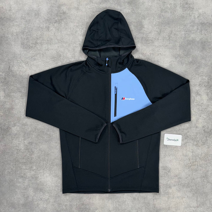 Berghaus Pavey Hoodie Jet Black Jet Black/Blue & Black/Blue Pavey Pants Set