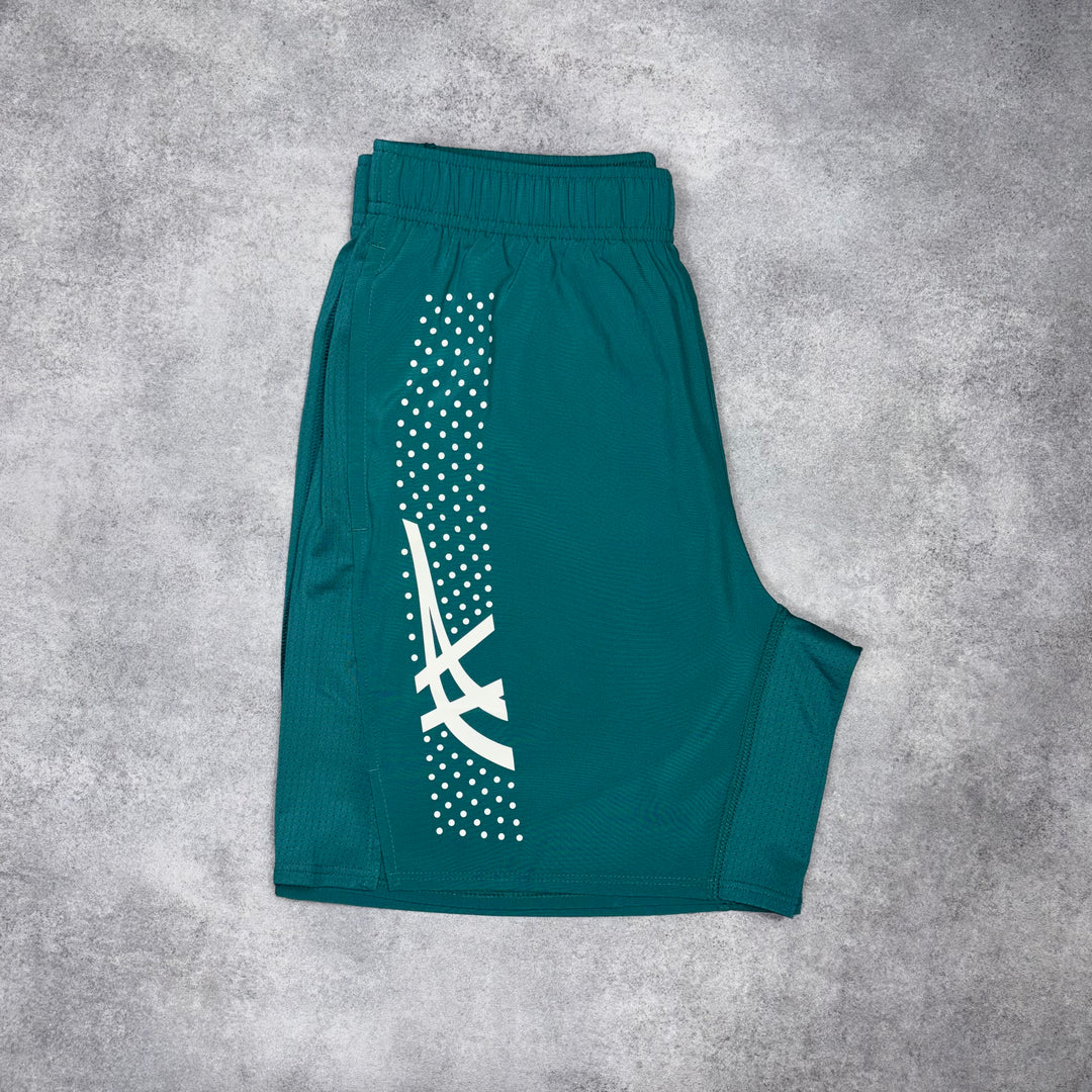 Asics Icon Challenger Shorts 7” Rainy Lake