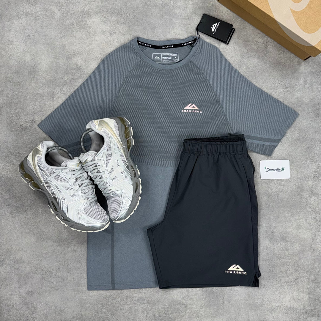 Trailberg Rapid Dash T-Shirt Gel Kayano 14 Set Concrete Grey /