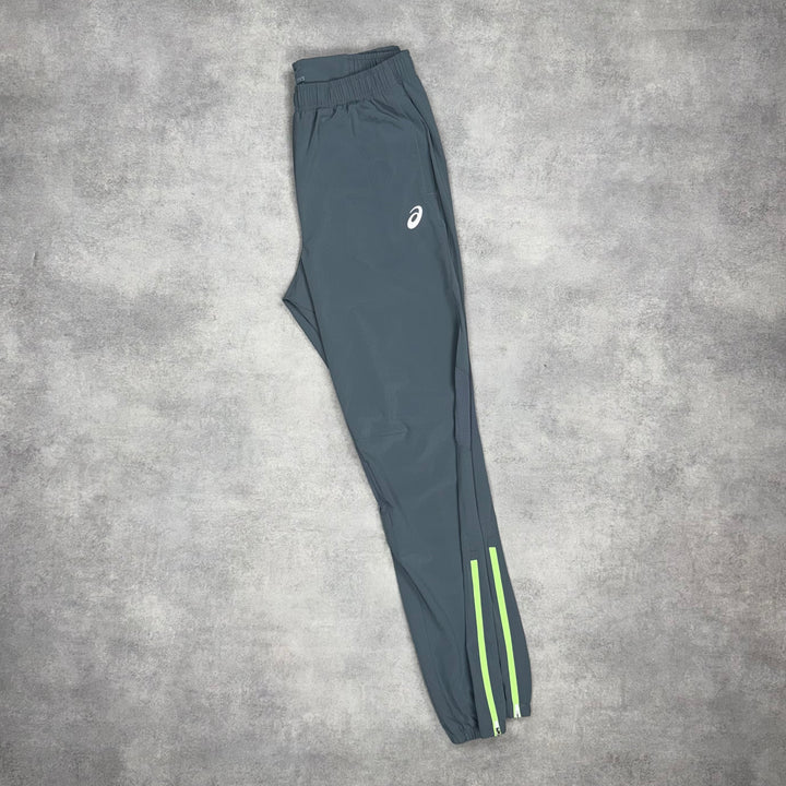 Asics Core Windrunner Grey/Green & Grey/Green Core Bottoms Set