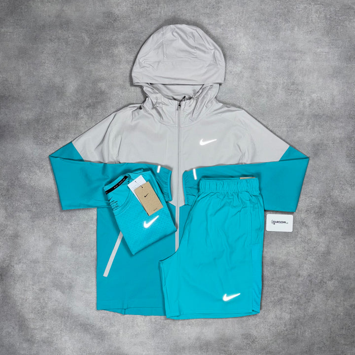 Nike Uv Windrunner Jacket 3-Piece 7” Challenger/Flex Short Set Dusty Cactus