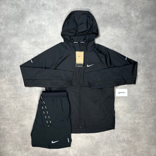 Nike Repel Miler Windbreaker 7” Flex Short Set "Black”