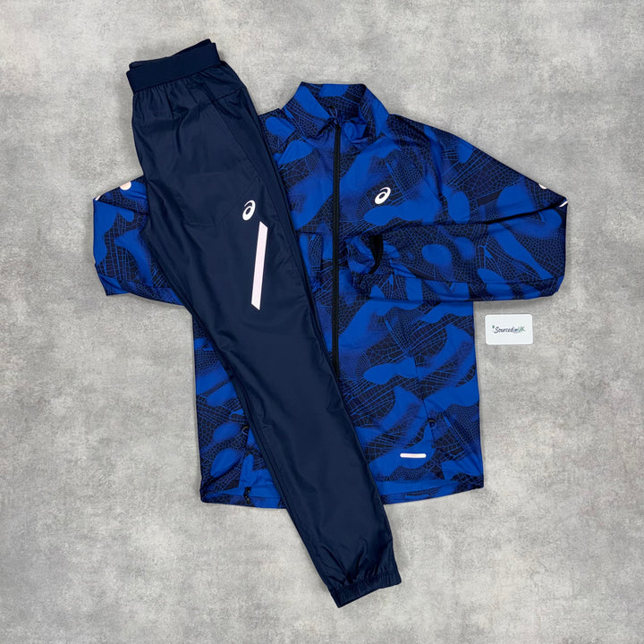 Asics Road-Lite Show Jacket Midnight & Midnight Road-Lite Show Pants Set