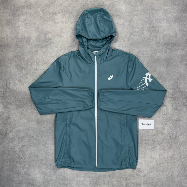 Asics Icon Jacket 3-Piece Short Foggy Teal