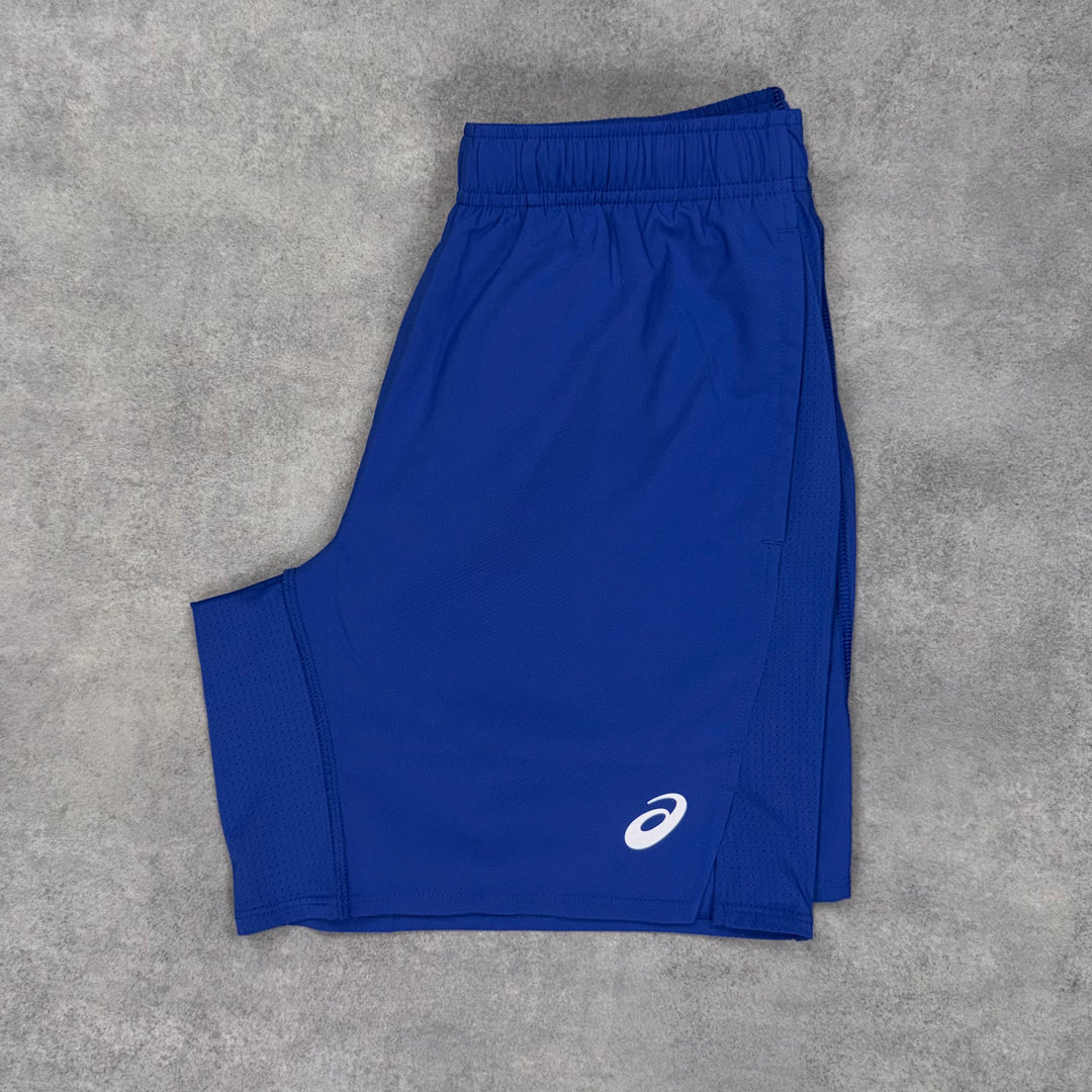 Asics Icon Challenger Shorts 7” Dark Cobalt