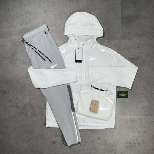 Nike Uv Windbreaker 3 Piece Phenom Bundle “White”