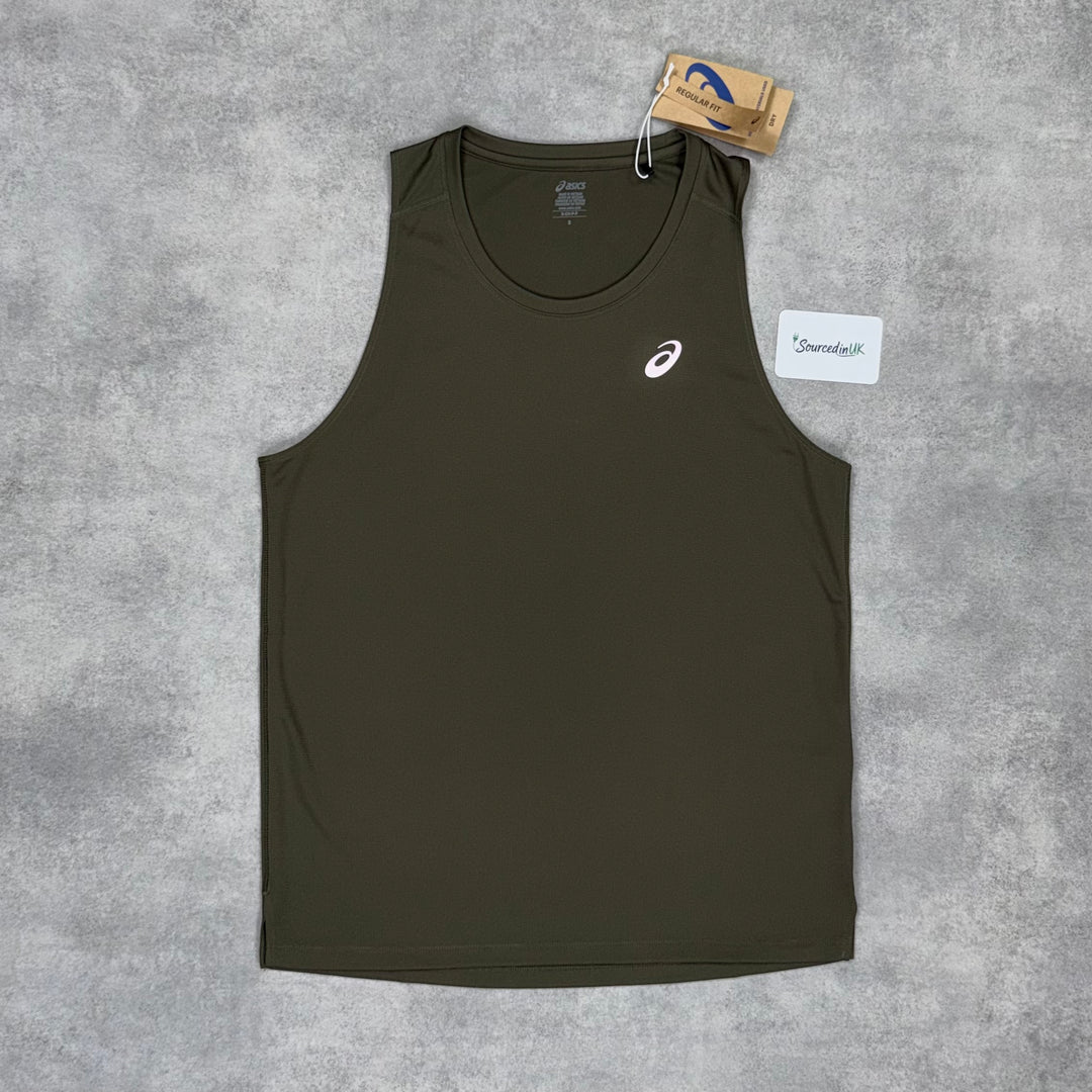 Asics Core Vest Brown Stone
