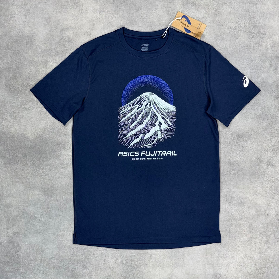 Asics FujiTrail T-Shirt Navy