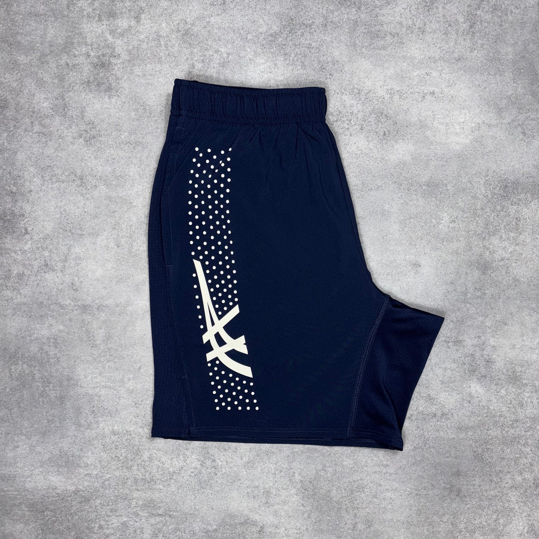 Asics Icon Challenger Shorts 7” Midnight Navy