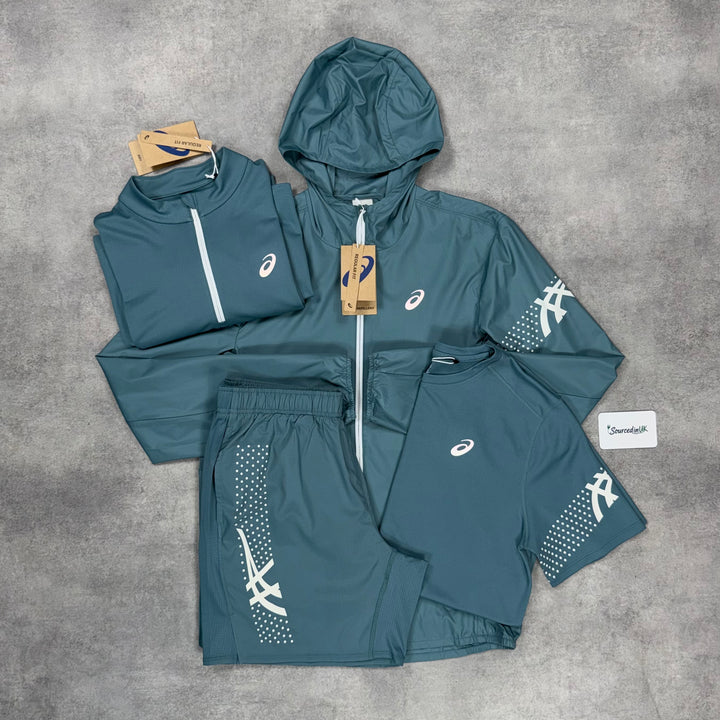 Asics Shell 4-Piece Set Burgundy