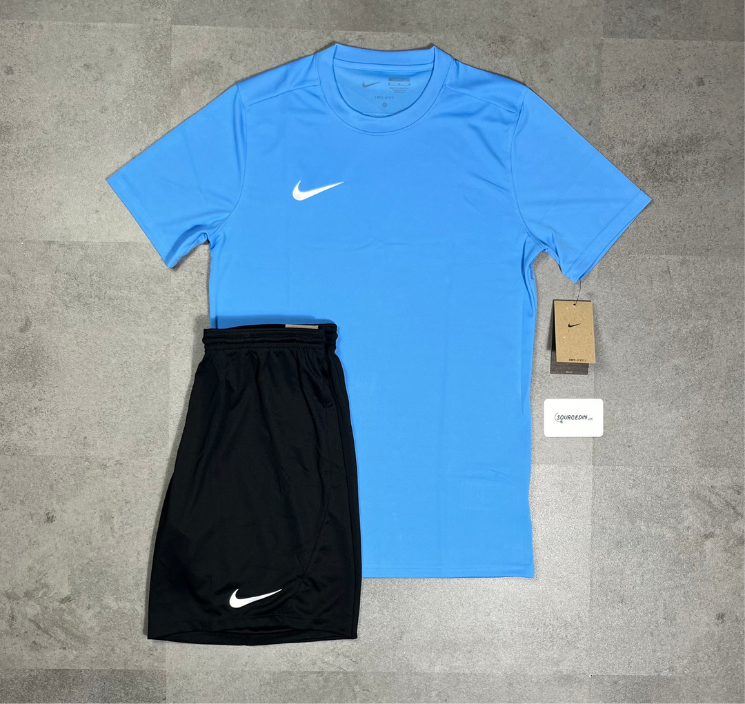 Nike Dri Fit Set Blue/Black Shorts