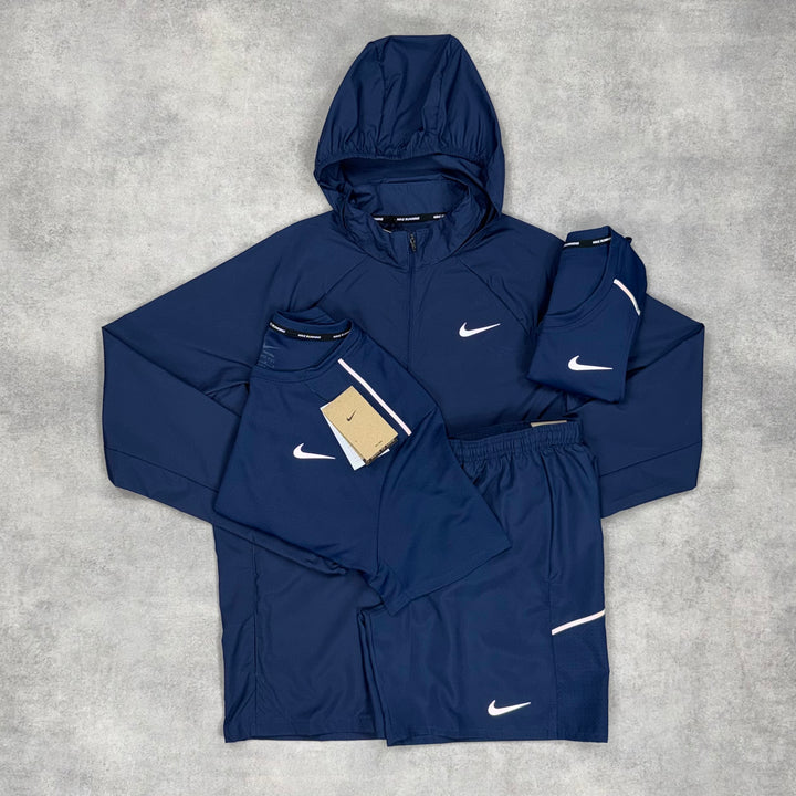 Nike Repel Miler 2.0 Windrunner Jacket 4-Piece Set Navy