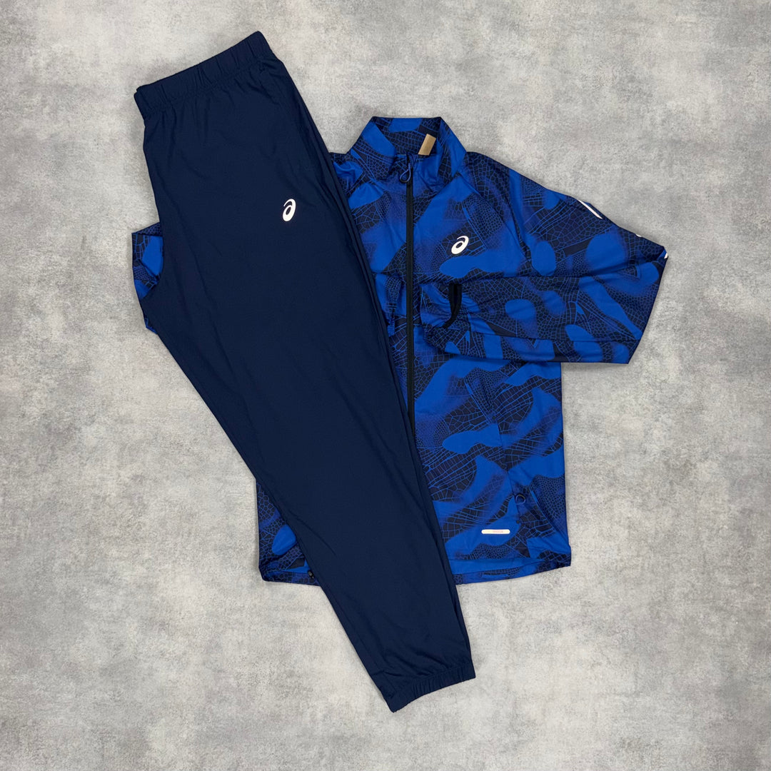 Asics Road-Lite Show Jacket Midnight & Midnight Core Pants Set