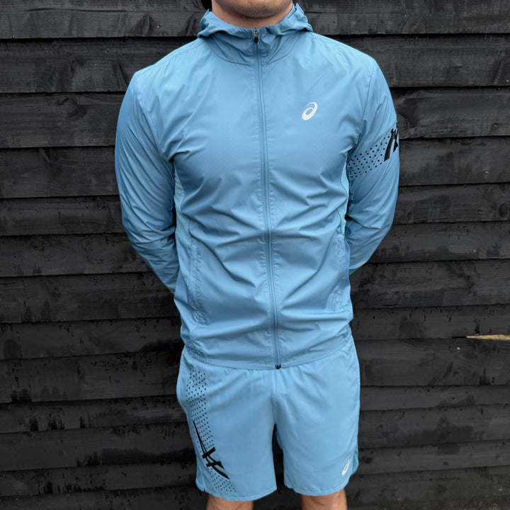 Asics Icon Jacket 3-Piece Pants Set Ash Blue