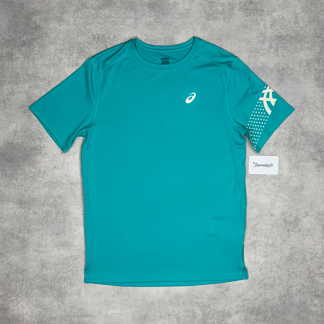 Asics Icon T-Shirt Wavy Teal