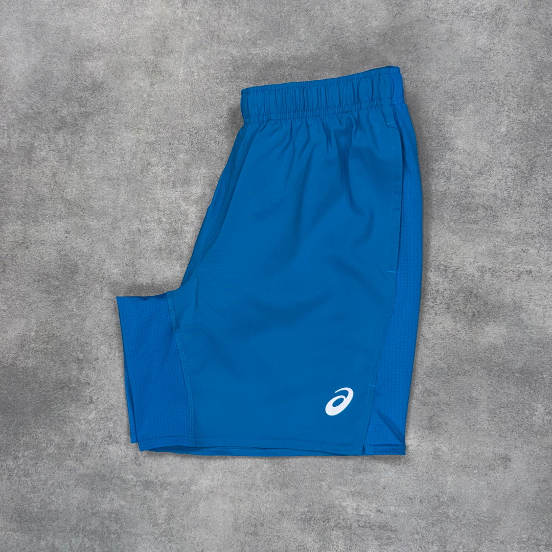 Asics Core Challenger Shorts Aegan Blue
