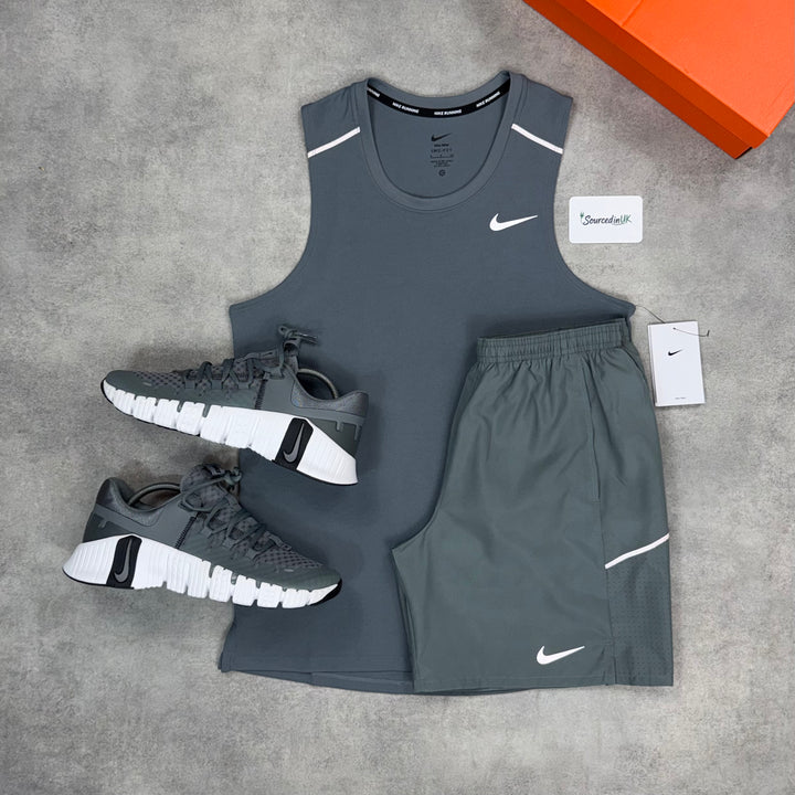 Nike Miler 2.0 Vest & Metcon 5 Set - Grey