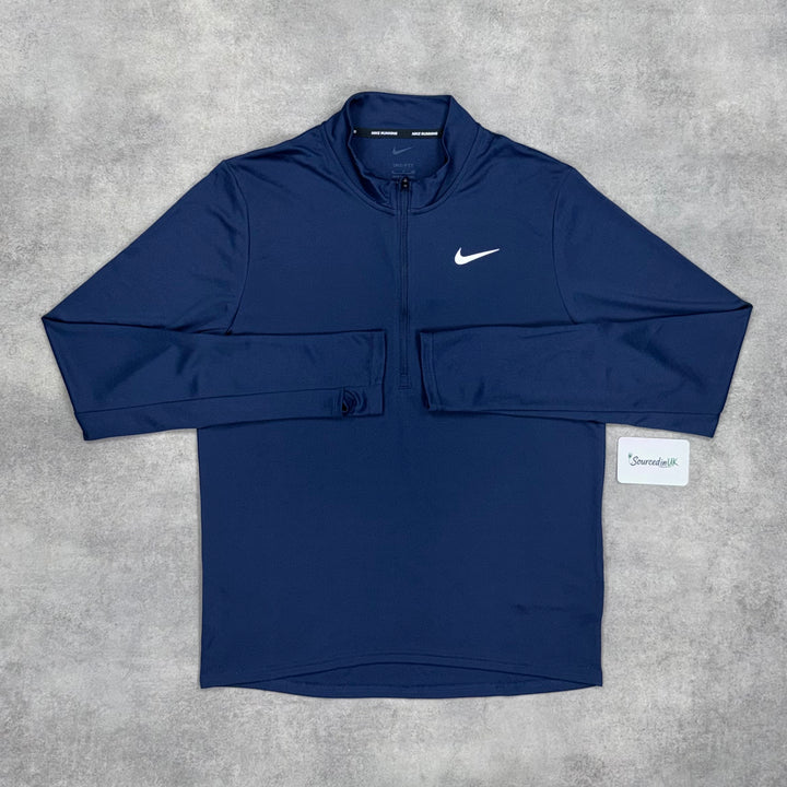 Nike Pacer 1/4 Zip Navy & 7" Short Set Navy