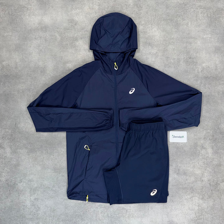 Asics Road Windrunner Jacket Gel Venture 6 Set Midnight/Illusion Blue