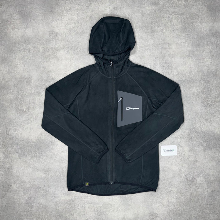 Berghaus Tathwell Fleece Hooded Jacket Black & Black Theran Plus Pants Set