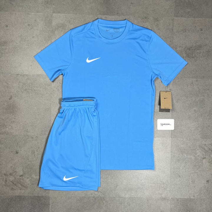 Nike Dri Fit Set Blue/Black Shorts