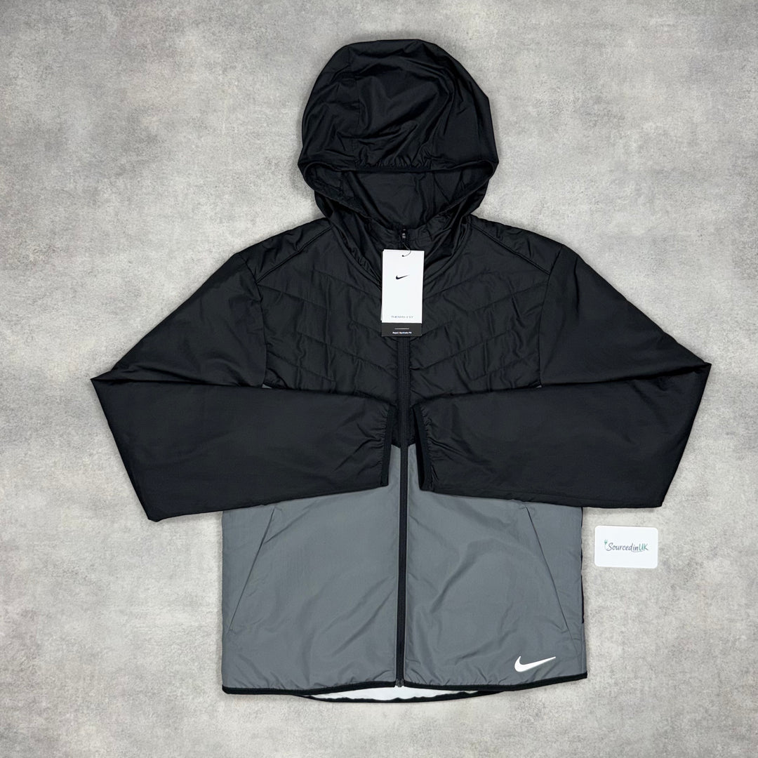Nike Aerolayer Jacket Black/Grey & Black Phenom Bottoms Set